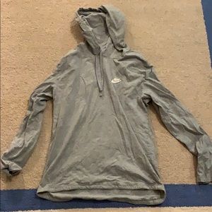 Grey Men’s Nike hoodie light L